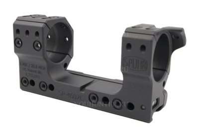 Кронштейн SPUHR кольца 34мм на Weaver наклон 6 MIL/20,6 MOA BH21мм PIC GEN3 (SP-4602C)