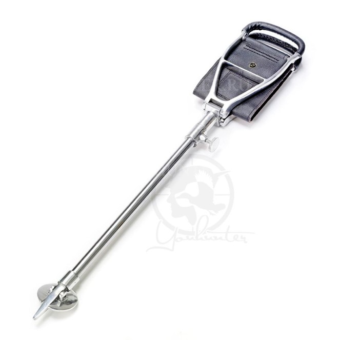 Стул-сидушка трость CANNES K54 для загонных охот (метал/кожа)