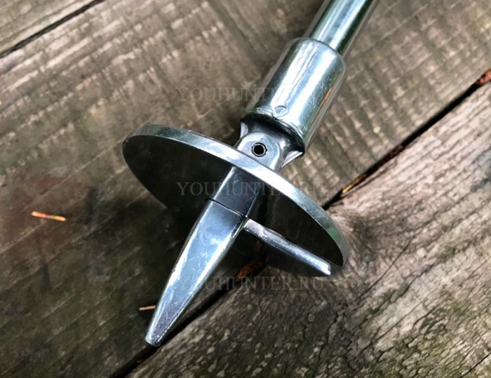 Стул-сидушка трость CANNES K54 для загонных охот (метал/кожа)