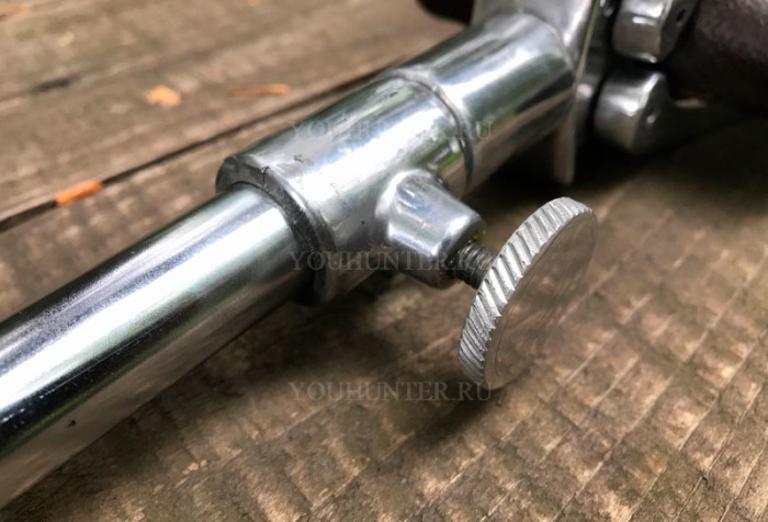 Стул-сидушка трость CANNES K54 для загонных охот (метал/кожа)