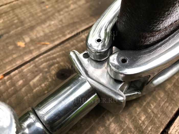 Стул-сидушка трость CANNES K54 для загонных охот (метал/кожа)