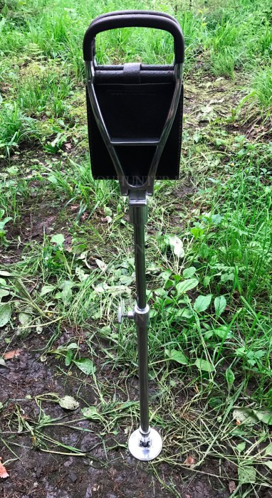 Стул-сидушка трость CANNES K54 для загонных охот (метал/кожа)