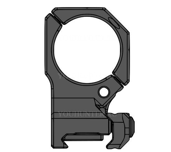 Кронштейн SPUHR кольца 30мм на Weaver BH23мм с выносом PIC GEN3 (SP-3022C)