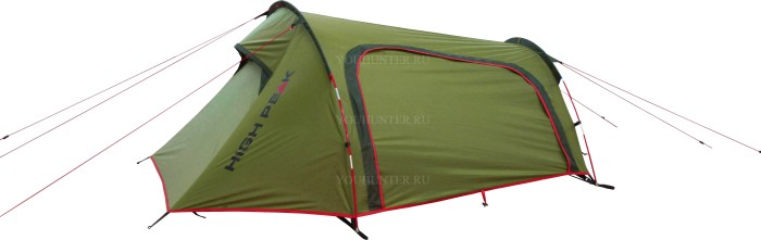 HIGH PEAK Палатка Sparrow 2 Sparrow 2 зелёный/красный 160х250см
