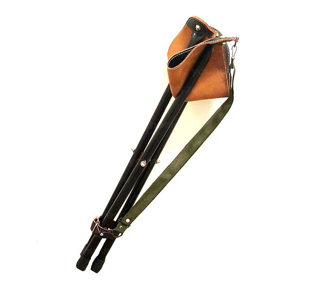 Cтул тренога Januel кожа + металл 60 см