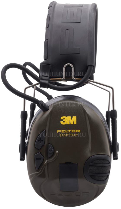 Наушники активные 3МPELTORSportTac Hunting,SNR 26db, аудиовход J22, в комп. оранжевая и зелёная сменные чашки
