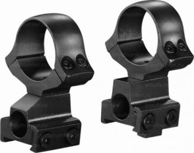 Кольца раздельные KOZAP CZ550 Classic D26мм с окном визира (No.12)