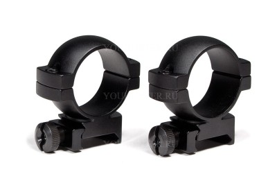 Кольца Vortex Hunter 26mm (низкие) матовые 2 винта RING-L