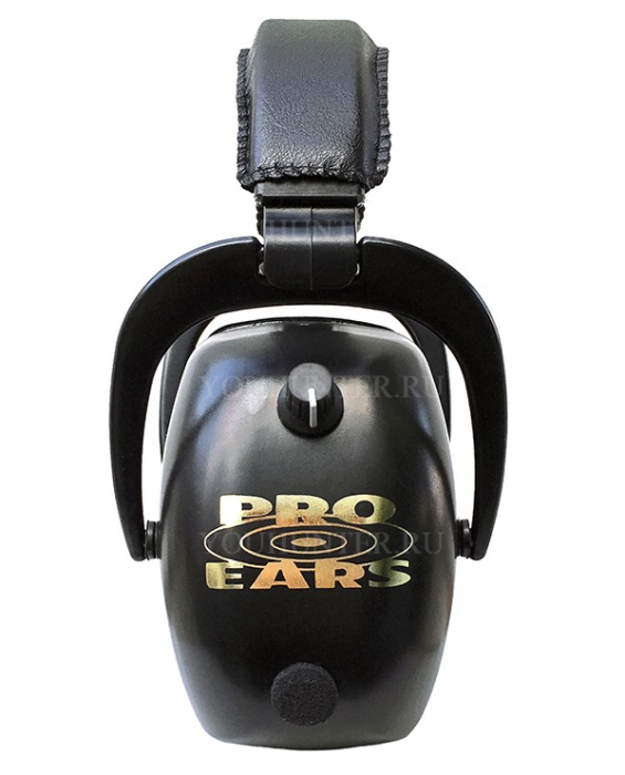 Наушники активные Pro Ears Gold II, NRR26dB, стерео, мягкий обод, раздельный регулятор, черный, 4ХААА