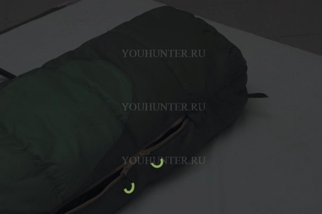 ALEXIKA Мешок спальный MOUNTAIN Wide MOUNTAIN Wide зеленый правый