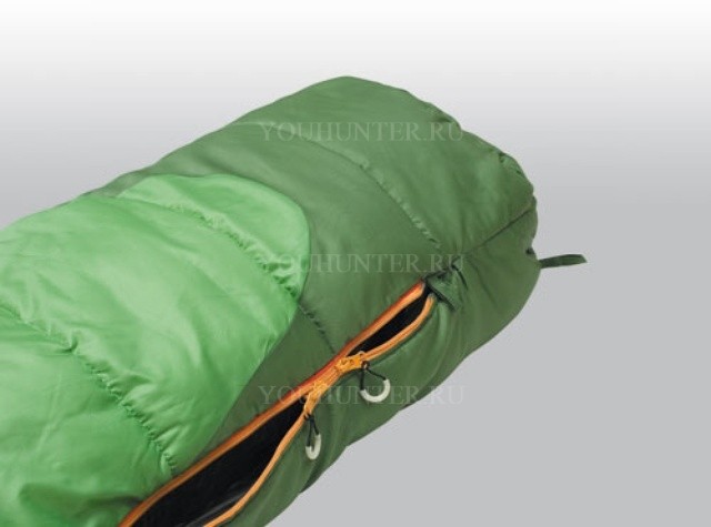 ALEXIKA Мешок спальный MOUNTAIN Wide MOUNTAIN Wide зеленый правый