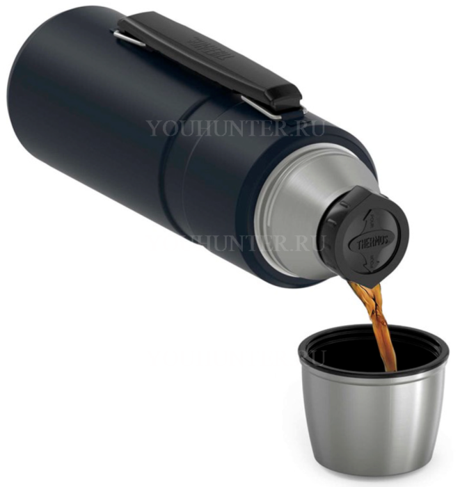 Термос для напитков THERMOS KING SK-2010 1.2L складная ручка королевский синий