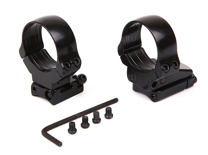 Быстросъёмные кольца Apel 30мм на Tikka T3 низкие (300-05238)