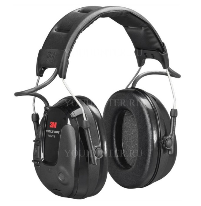 Наушники активные 3M PELTOR ProTac III Slim SNR 26db чёрные