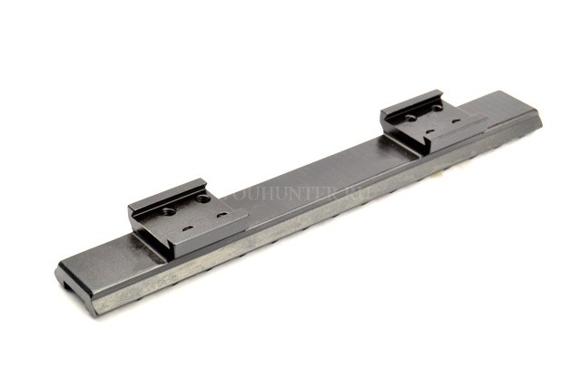 Планка Picatinny РОЗА ВЕТРОВ КС-ЦВ Бизон на CZ-527 стальная