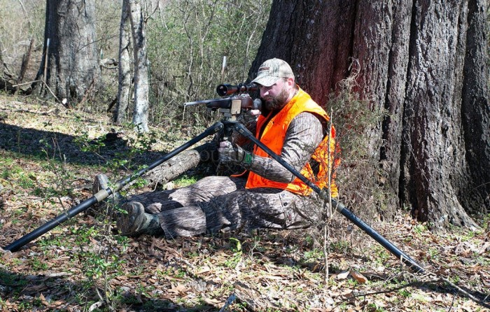 Телескопическая опора для стрельбы PRIMOS APEX TRIGGER STICK CARBON (тринога)