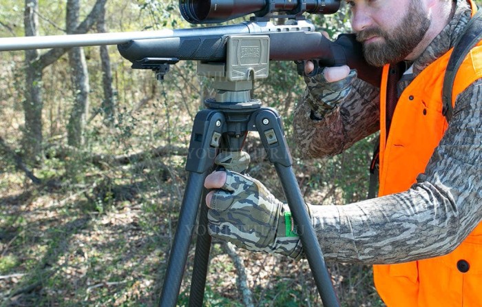 Телескопическая опора для стрельбы PRIMOS APEX TRIGGER STICK CARBON (тринога)