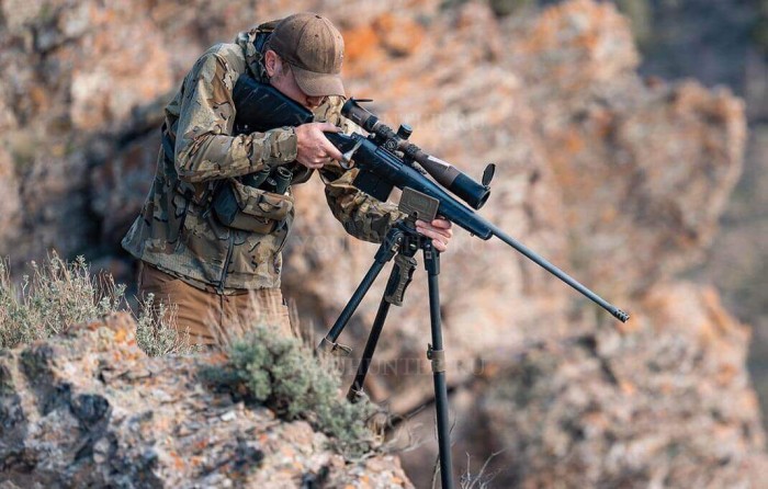 Телескопическая опора для стрельбы PRIMOS APEX TRIGGER STICK CARBON (тринога)