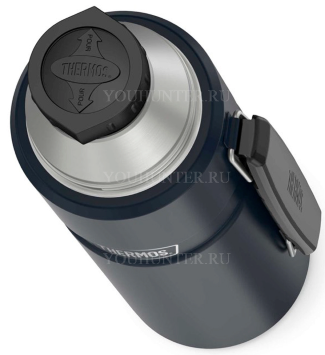 Термос для напитков THERMOS KING SK-2010 MMB 1.2L нержавеющая сталь синий
