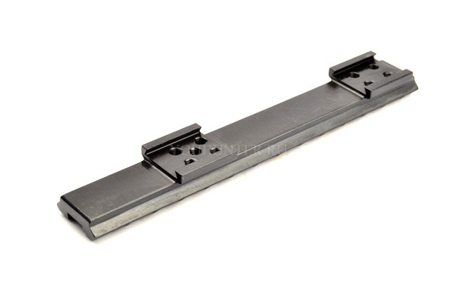 Планка Picatinny РОЗА ВЕТРОВ КС-ЦВ Бизон на CZ-527 стальная 150мм