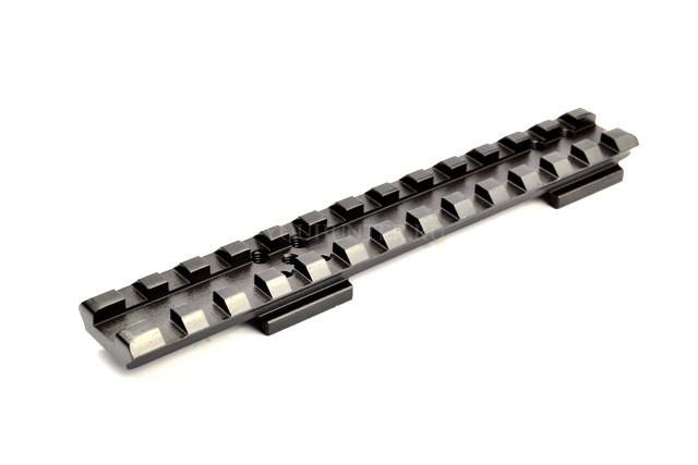 Планка Picatinny РОЗА ВЕТРОВ КС-ЦВ Бизон на CZ-527 стальная 150мм