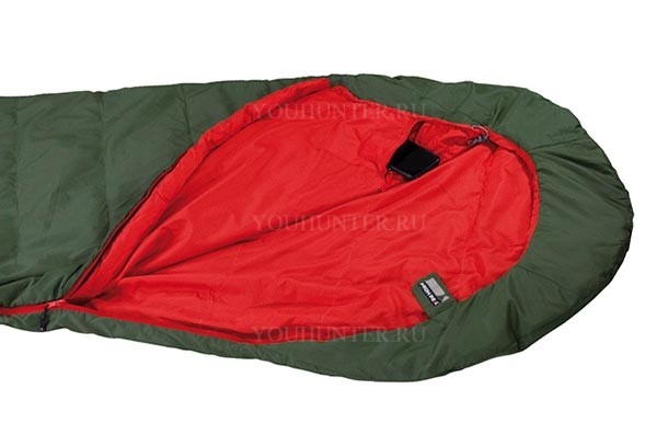 HIGH PEAK Мешок спальный Pak 1000 Pak 1000 green-red