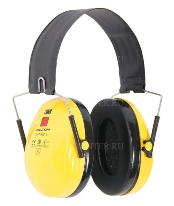 Наушники противошумные 3МPELTOR Optime I,SNR28 db,складное оголовье, жёлтые