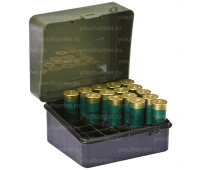 Коробка Plano на 25 патронов кал. 12-16 магнум