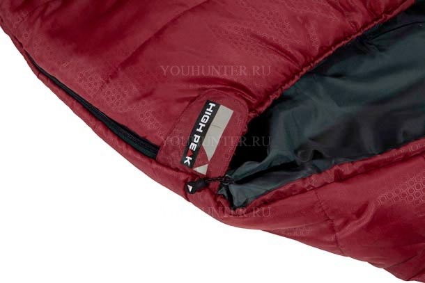 HIGH PEAK Мешок спальный Redwood -3 Redwood -3 darkred-grey