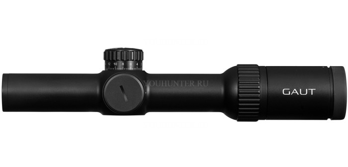 Оптический прицел GAUT Obsidian 1-8x24 сетка 62 (Half MD)