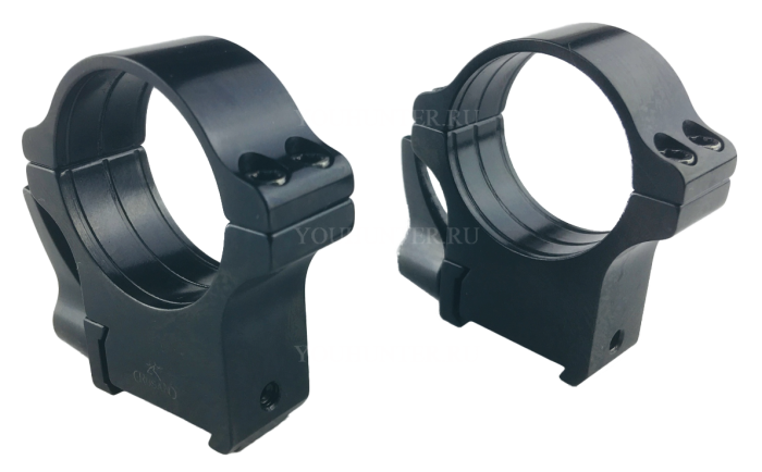 Быстросъемные кольца Rusan Prism 19мм (CZ550) на 30мм H15 рычажные  011-19-30-15-R