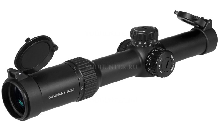 Оптический прицел GAUT Obsidian 1-8x24 сетка X2