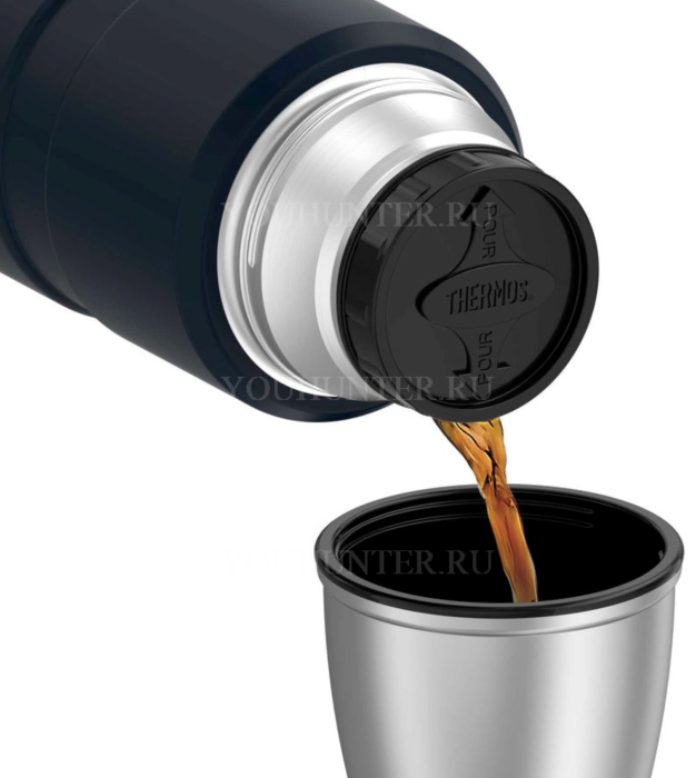 Термос для напитков THERMOS KING SK-2020 MMB 2.0L нержавеющая сталь чёрный