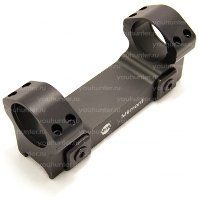 Кронштейн MAKmilmont кольца 30мм на базу weaver (с подъёмом 20МОА) высокий (57620-3010)