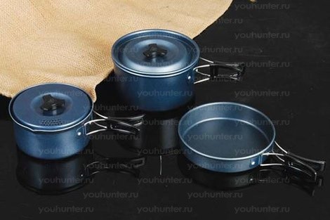 Набор посуды FIRE-MAPLE FMC-201 на 2-3 чел. с антипригар. покрытием