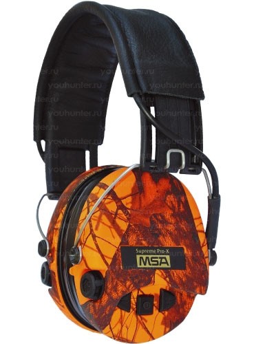 Активные наушники MSA Sordin Supreme Pro-X Orange-MossyOak