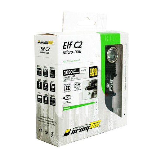 Налобный фонарь Armytek ELF C2 Micro-USB
