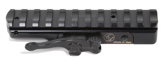 Быстросъемный кронштейн Contessa на едином основании на  12мм  - Weaver (SB03/CX)  замки слева