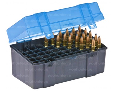 Коробка Plano на 50 патронов к.30-06, 7mm Mag, .25-06 Rem, .270, .280 Rem, .338 Win. Mag, .340 Wby. Mag