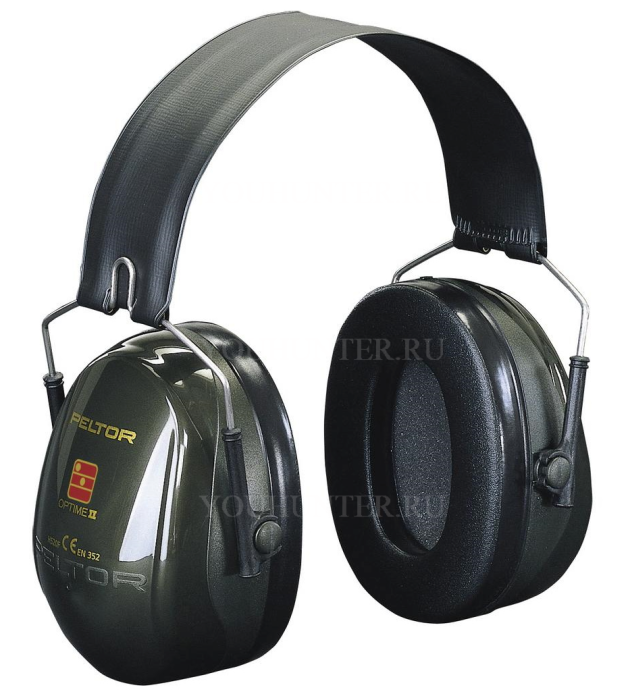 Наушники противошумные 3МPELTOR Optime II, SNR 31db,складное оголовье,зелёные