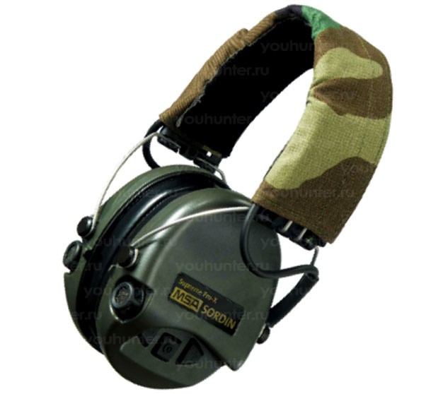 Активные наушники MSA Sordin Supreme Pro-X Khaki-MultiCam