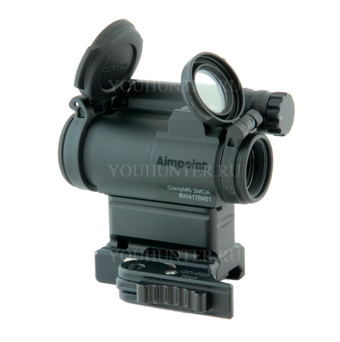 Быстросъемный кронштейн для Aimpoint Micro на Picatinny  H42mm (QDM-2002B)