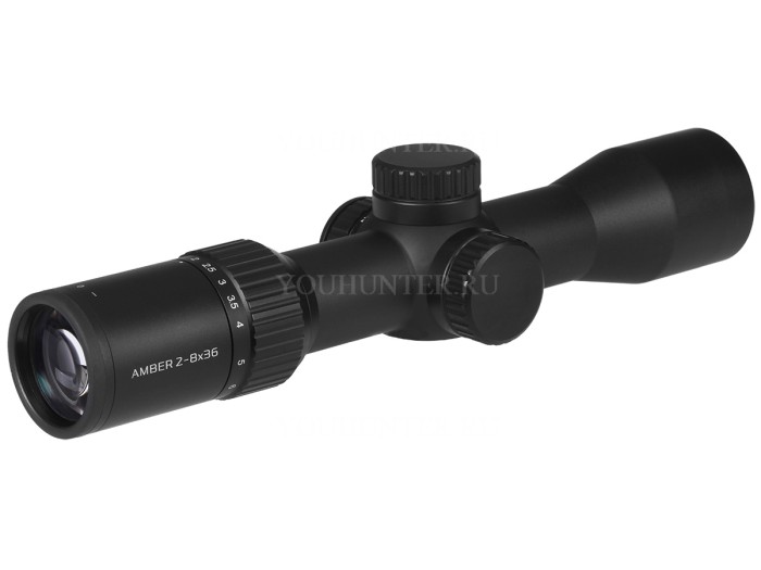 Оптический прицел Gaut Amber 2-8x36 сетка 27 (Mil-Dot) подсветка