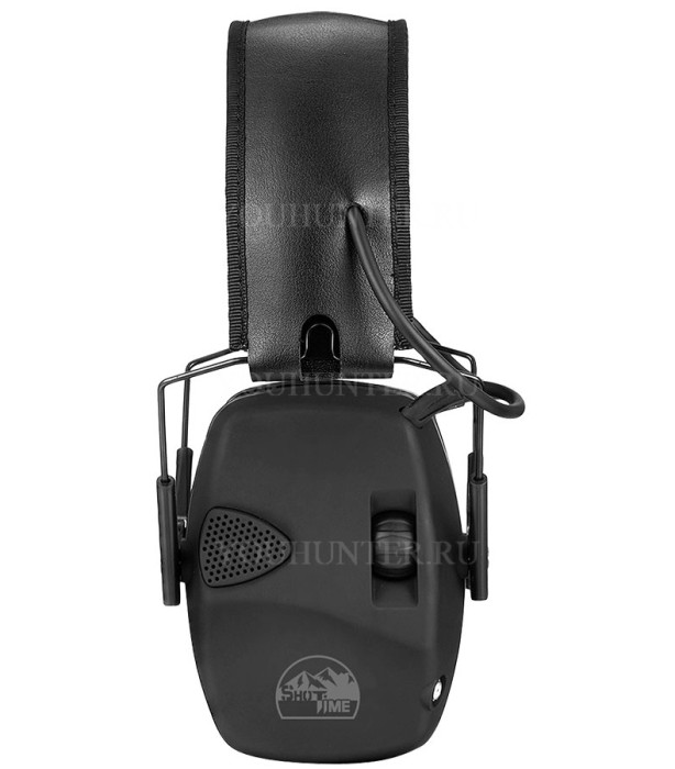 Наушники активные ShotTime 32 NRR 23dB экокожа чёрные