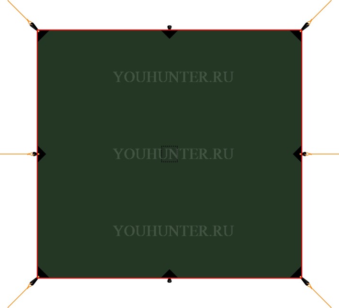 ALEXIKA Тент TARP 3M X 32M TARP 3M X 32M green