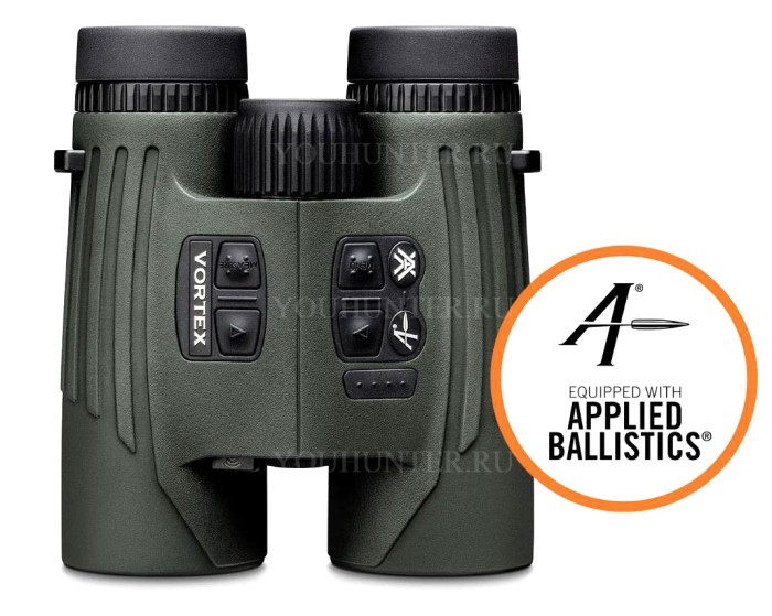 Бинокль с дальномером VORTEX Fury HD 5000 AB 10x42 (баллистический калькулятор)