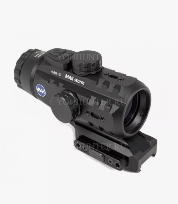 Призматический прицел MAKstorm 4x30i HD (кронштейн MAKmasterLock) (254003001/ML)