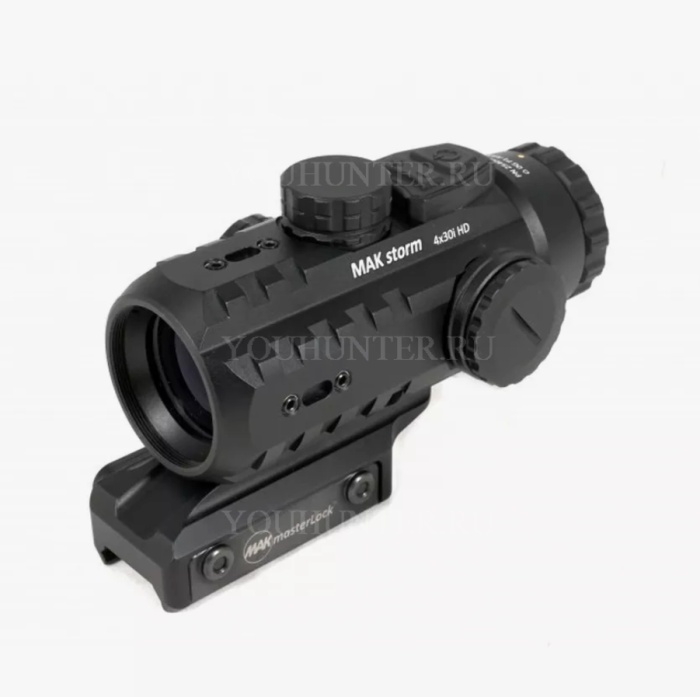 Призматический прицел MAKstorm 4x30i HD (кронштейн MAKmasterLock) (254003001/ML)