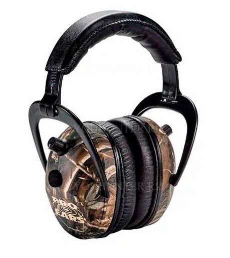 Наушники активные Predator Gold MAX5, NRR26dB, раздельный регулятор, реакция 1,5 мс, камуфляжные