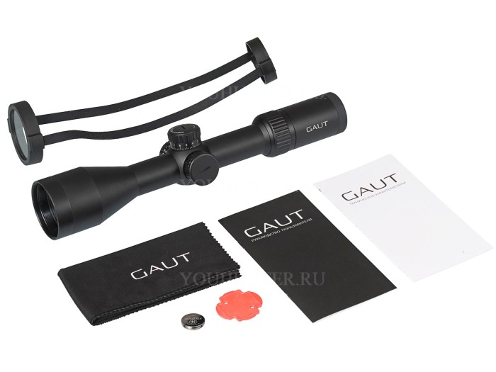 Оптический прицел Gaut Nephrite 2.5-10x50 сетка 61 (Half MD) подсветка